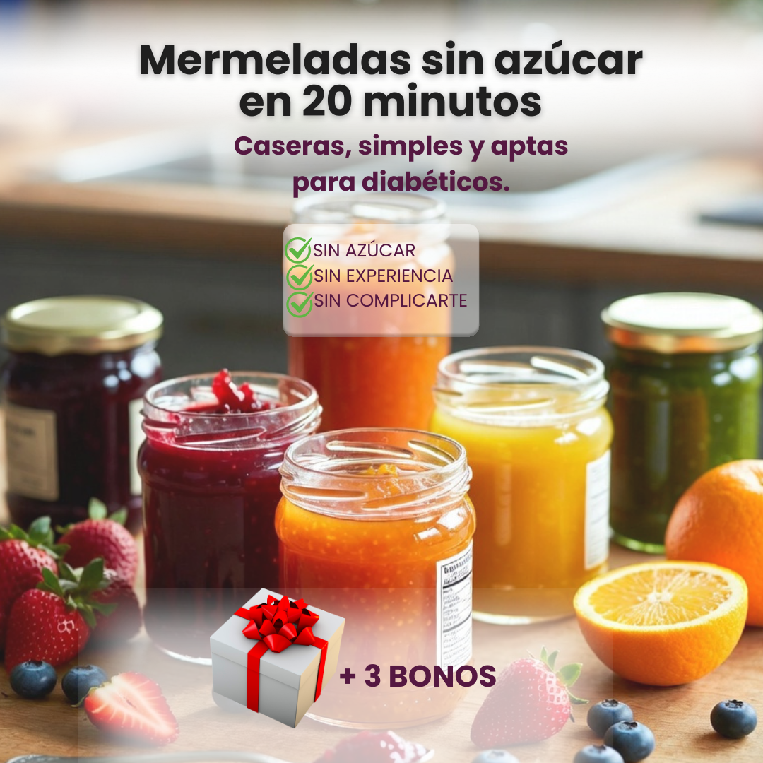 MERMELADAS SIN AZÚCAR EN 20 MINUTOS + 3 BONOS